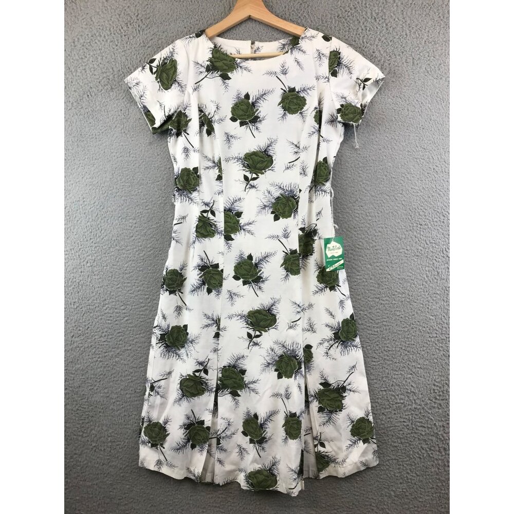 NEW Vintage Monte Carlo Floral‎ Casual Dress size 14 1/2